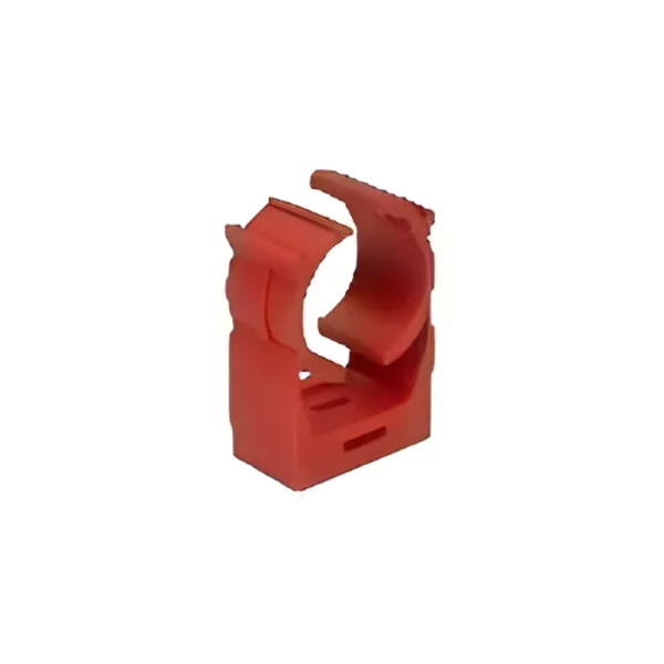 det-0000357 abrazadera techo asd 25mm rojo abs pc 25 absred securiton