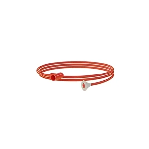 det-0000358 tubo capilar rojo 2mts ct 10/7 abs-spc-se11 securiton