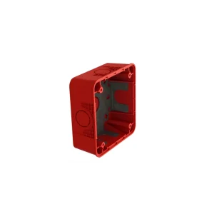 caja backbox roja para modulos bb-400r-pk12 mircom