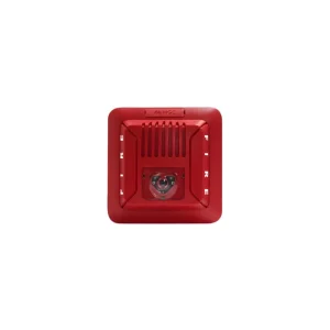 sirena con luz estroboscopica techo roja fhs-400c-rr mircom