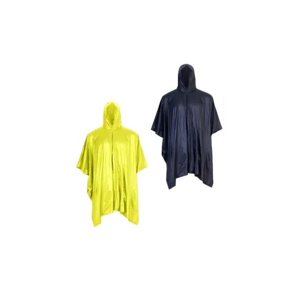 epp-0000052 capa de agua tipo poncho pvc azul geolite
