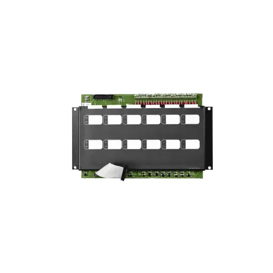 det-0000600 panel selector con 12 switches mircom qzt-5302 para teléfono de bomberos