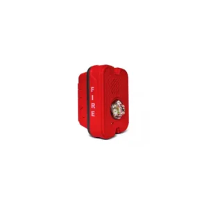 sirena estroboscopica led roja uso exterior 2x4 p2grkled notifier